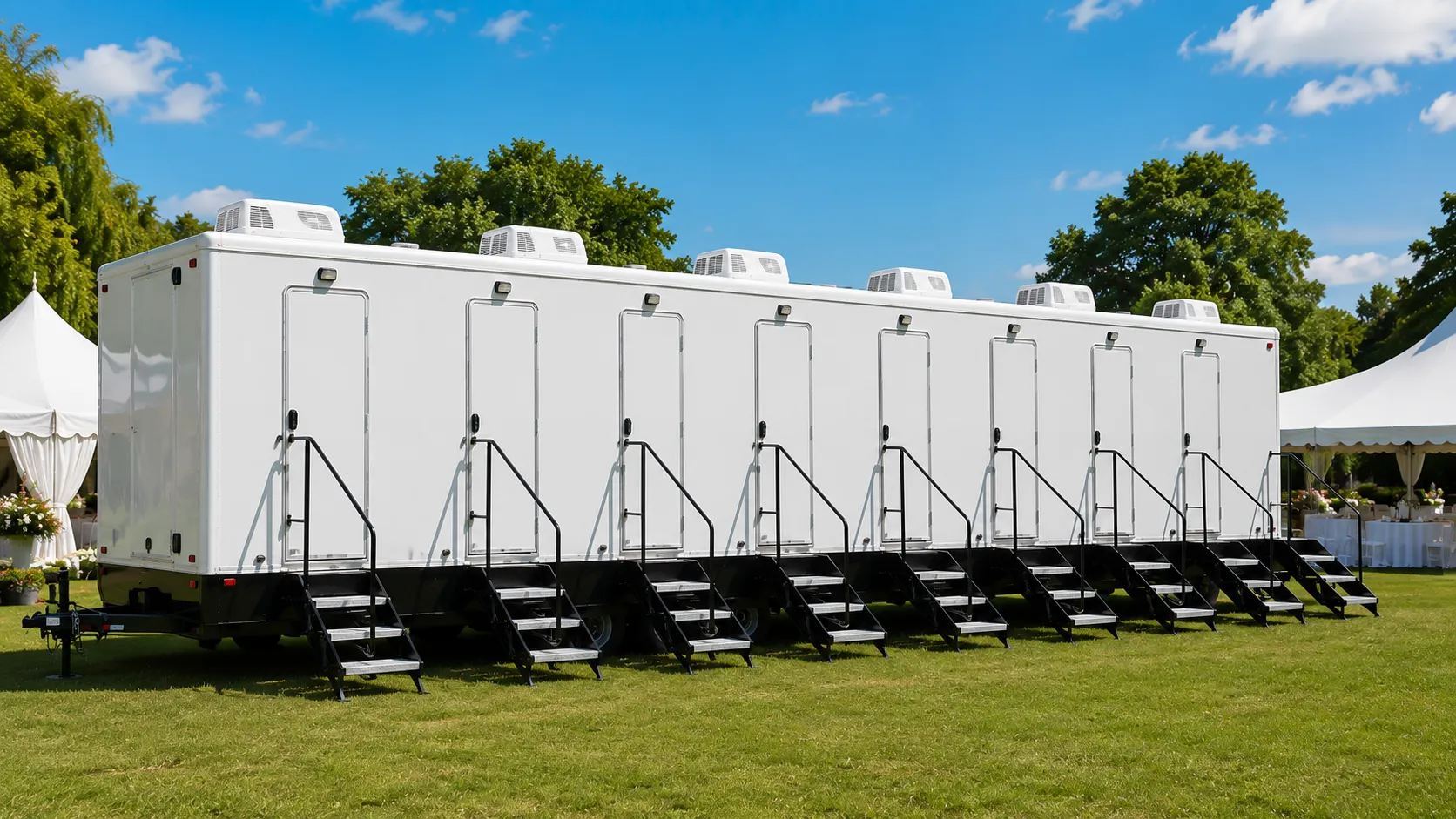 8 Stall Restroom Trailer in Louisville, KY