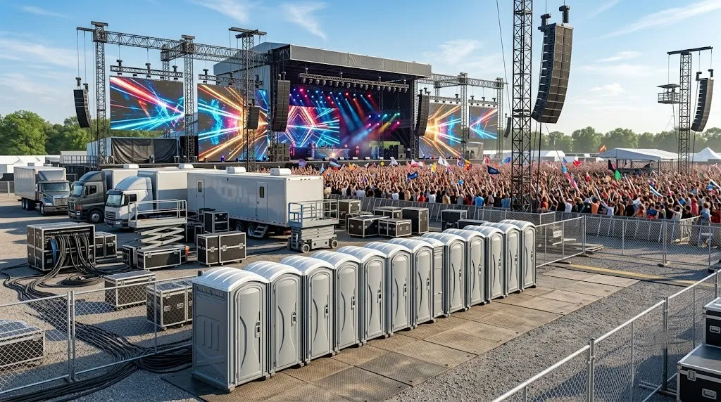 Concert Restroom Rental in Louisville, KY