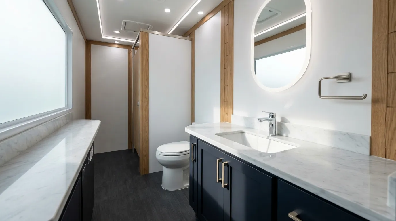 Luxury Restroom Trailer in Louisville, KY